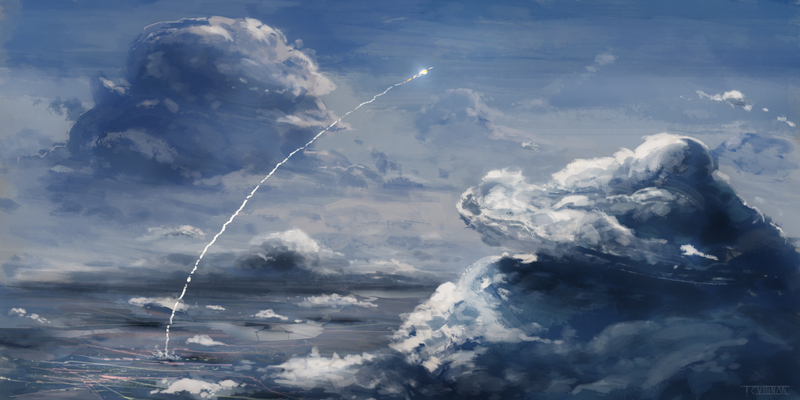 Illustration for article titled It's Either An ICBM Or Some Damn Impressive Fireworks